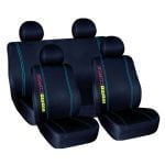 Seat Covers Set Universal Fit with Detachable Head (Fabric) MOMO-004 8 pcs - Image 3