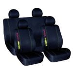 Seat Covers Set Universal Fit with Detachable Head (Fabric) MOMO-004 8 pcs - Image 5