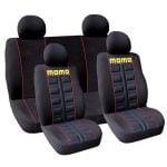 Seat Covers Set Universal Fit with Detachable Head (Fabric) MOMO-009 8 pcs - Image 2