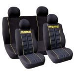Seat Covers Set Universal Fit with Detachable Head (Fabric) MOMO-009 8 pcs - Image 5