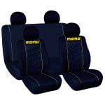 Seat Covers Set Universal Fit with Detachable Head (Fabric) MOMO-008 8 pcs - Image 4