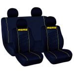 Seat Covers Set Universal Fit with Detachable Head (Fabric) MOMO-008 8 pcs - Image 5