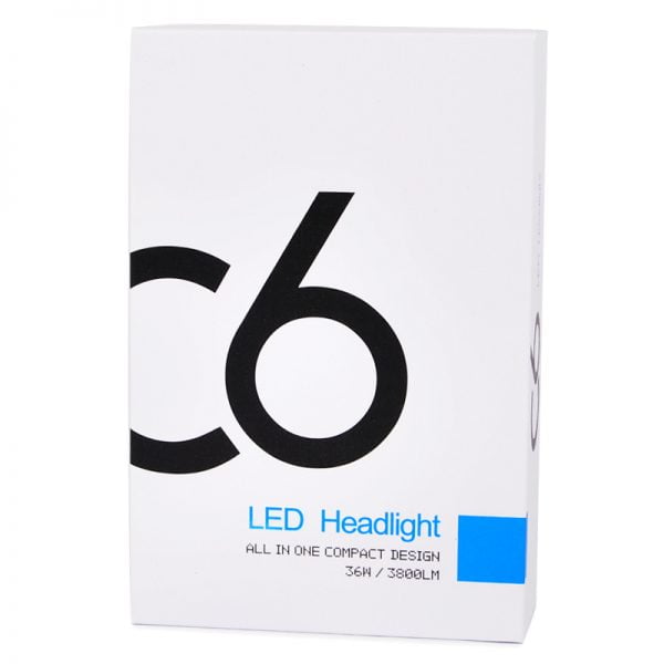 Σύστημα LED C6 H7 60W 7200LM, 6500K