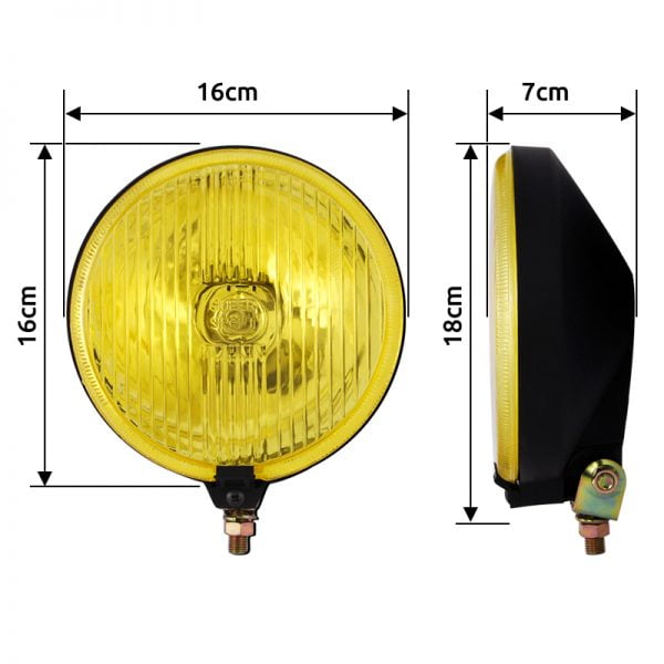 Προβολέας FX(1160) με Κίτρινο Φως H3 12V 55W