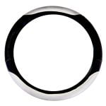 Steering Wheel Cover Leatherette/Fabric 38cm - Image 2